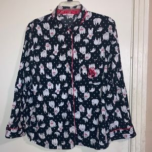 Victoria’s Secret Christmas Winter Pajama Top